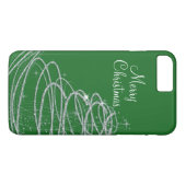 Bling Kerstboom Case-Mate iPhone Case (Achterkant (Horizontaal))