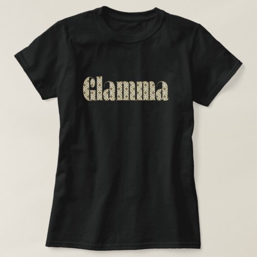 Bling Light -Glamma T-shirt (Design voorkant)