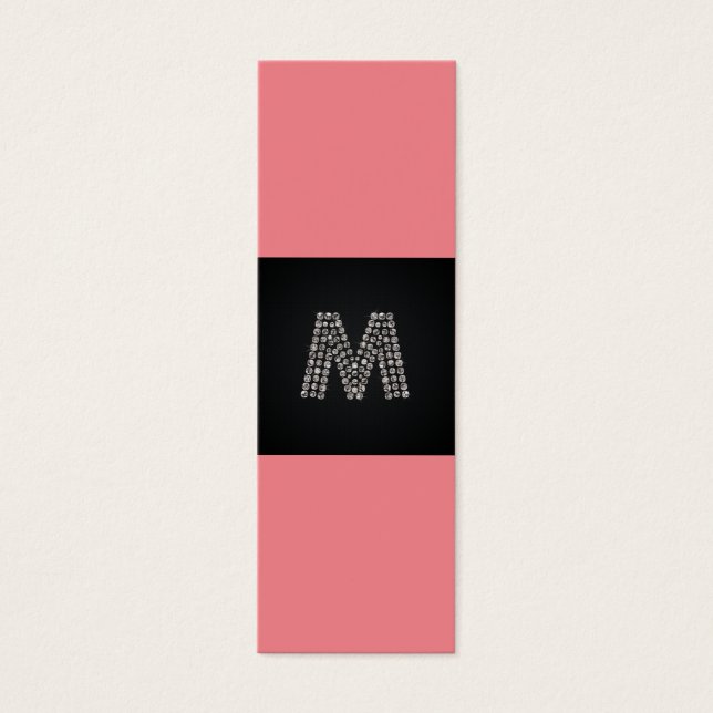 bling - M Mini Visitekaartjes (Voorkant)