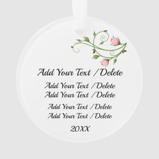 Bling me op hoge hakken ornament (achterkant)