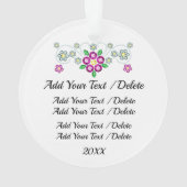 Bling me op hoge hakken ornament (achterkant)