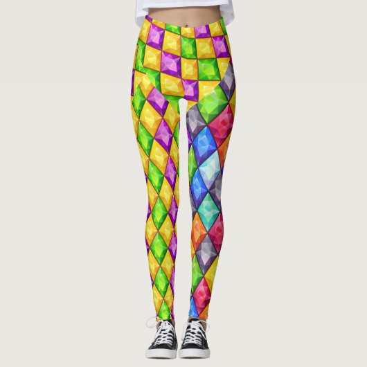 Bling Me Up Baby Diamonds Pop Mode Leggings (Voorkant)