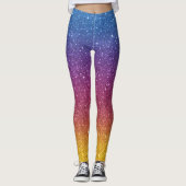 Bling Me Up In Stijl Pop Mode Leggings (Voorkant)