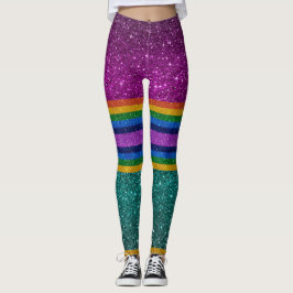 Bling Me Up Rainbow 7 Pop Mode Leggings