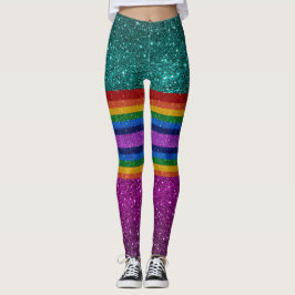 Bling Me Up Rainbow 8 Pop Mode Leggings