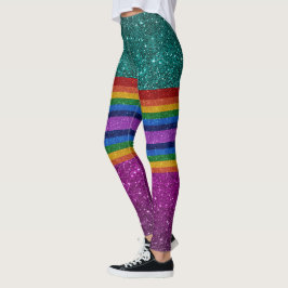 Bling Me Up Rainbow 8 Pop Mode Leggings
