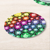 BLING ME UP RONDE KARTONNEN ONDERZETTER (Gebogen)