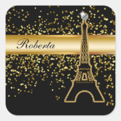 Bling-monogram Stickers (Voorkant)