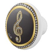 Bling Music Note Cabinet Knobs Keramische Knop (Rechts)