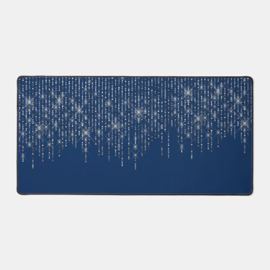 Bling op blauw bureaumat (Voorkant)