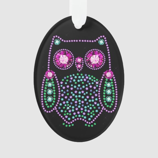 Bling Owl for Teacher/Anyany Ornament (voorkant)