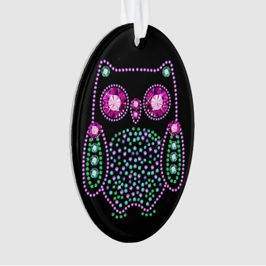 Bling Owl for Teacher/Anyany Ornament (voorkant)
