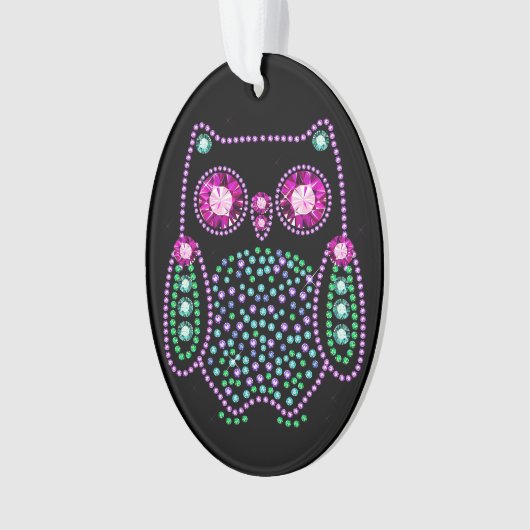 Bling Owl for Teacher/Anyany Ornament (voorkant)