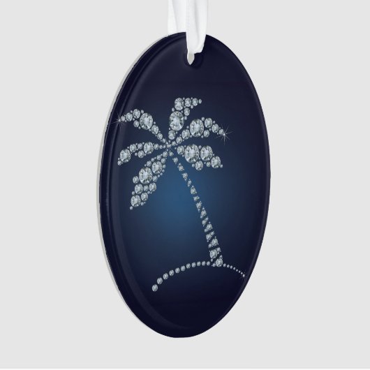 Bling Palm Tree Ornament (voorkant)