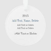 Bling-palmboom en halve maan ornament (achterkant)