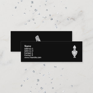 Bling Parfum Fles Mini Visitekaartje