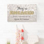Bling! Perfect Engagement party banner (Insitu)