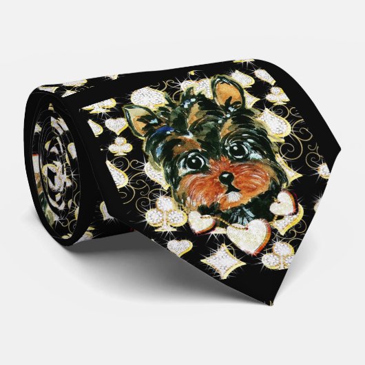 BLING POEP STROPDAS (Opgerold)