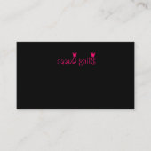 Bling Queen Reverse Pink Paparazzi Live Mirror Visitekaartje (Voorkant)