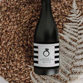 Bling Ring | Bachelorette Party Wijnetiketten Wijn Etiket