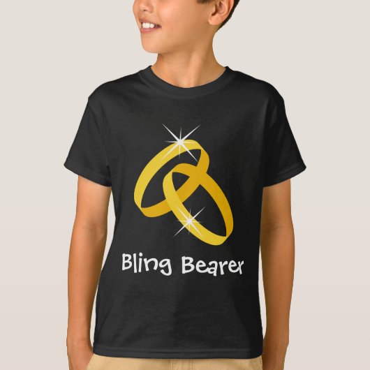 Bling ring dragershemd voor kinderen t-shirt (Voorkant)
