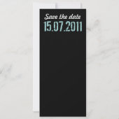 Bling Ring Je foto Weddenschap Opslaan Datum -groe Save The Date (Achterkant)