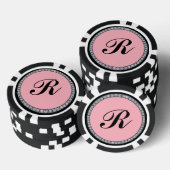 Bling ring monogram poker chip (Opstapeling)