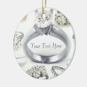 Bling Rings Personalized Ornament (Links)