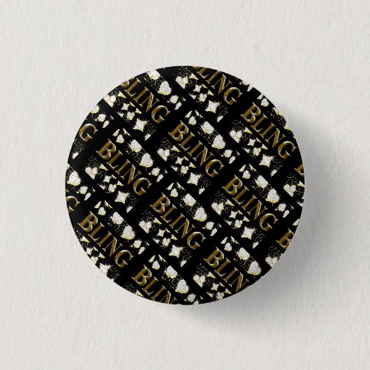 BLING RONDE BUTTON 3,2 CM (Voorkant)