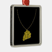 Bling Small Metalen Ornament (Rechts)