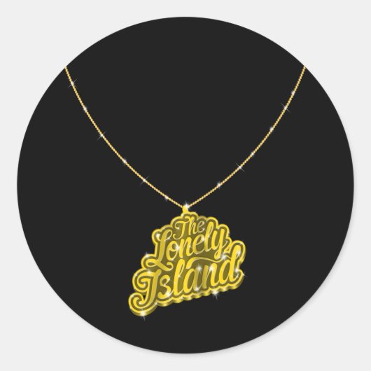 Bling Small Ronde Sticker (Voorkant)