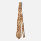 Bling & Sparkle | Luxe Rose Goud Geode Halsband Stropdas (Voorkant)