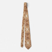 Bling & Sparkle | Luxe Rose Goud Geode Halsband Stropdas (Achterkant)
