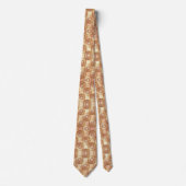 Bling & Sparkle | Luxe Rose Goud Geode Halsdoek Stropdas (Voorkant)