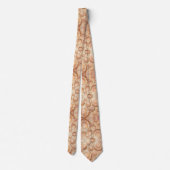 Bling & Sparkle | Luxe Rose Goud Geode Nekdas Stropdas (Achterkant)