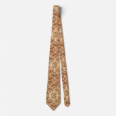 Bling & Sparkle | Luxe Roze Goud Geode Nekband Stropdas (Voorkant)