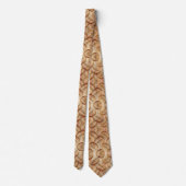 Bling & Sparkle | Luxe Roze Goud Geode Nekband Stropdas (Achterkant)