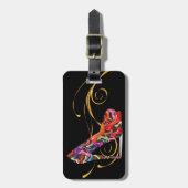 Bling Stiletto Hoge Hak Bagage / Bag Labels (Voorkant verticaal)