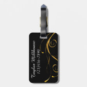 Bling Stiletto Hoge Hak Bagage / Bag Labels (Achterkant verticaal)