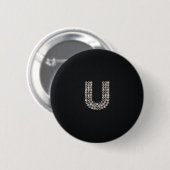 bling - U Ronde Button 5,7 Cm (Voorkant /achterkant)