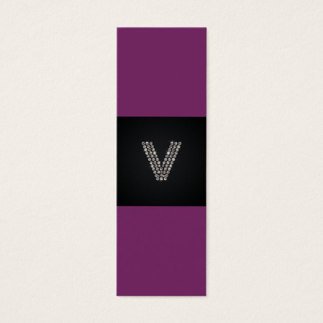 bling - V Mini Visitekaartjes (Voorkant)