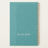 BLING WINK Funny Cat Proposal Planner (Achterkant)