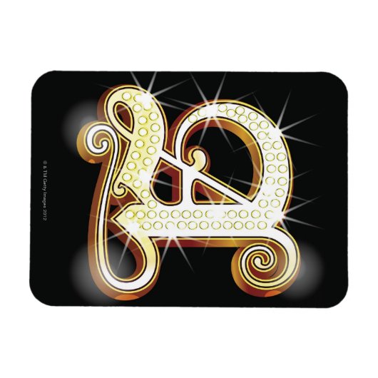 Blingalfabet A Magneet (Horizontaal)