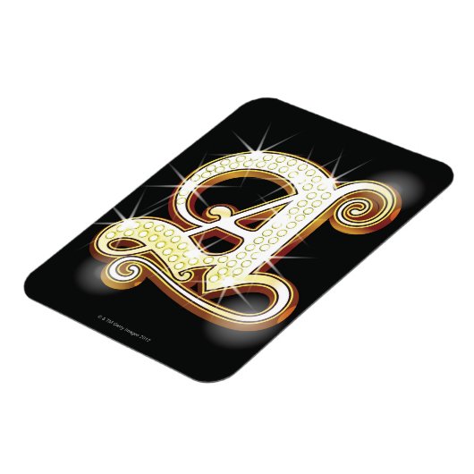 Blingalfabet A Magneet (Linkerzijde)