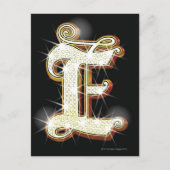 Blingalfabet E Briefkaart (Voorkant)