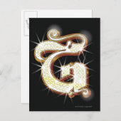 Blingalfabet G Briefkaart (Voorkant / Achterkant)