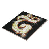 Blingalfabet G Tegeltje (Zijkant)