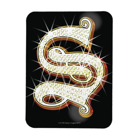 Blingalfabet S Magneet (Verticaal)