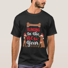 Blinging in het nieuwe jaar Doggos T-shirt