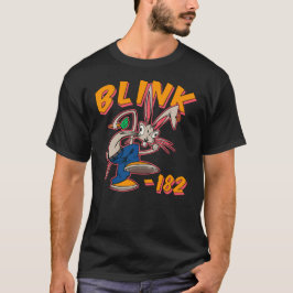 Blink182 retro konijn punk straat cartoon kunst t-shirt